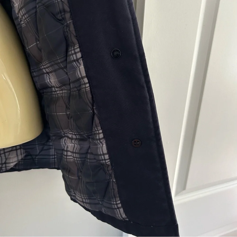 Jessica Navy and Brown Utility Jacket - Picture 11 of 16